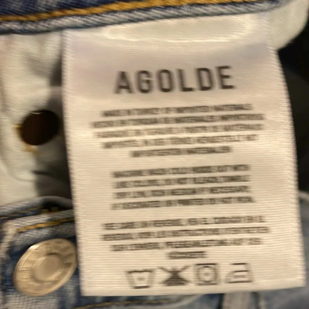 AGOLDE Sophe blue jeans. Size 28 - Picture 8 of 11